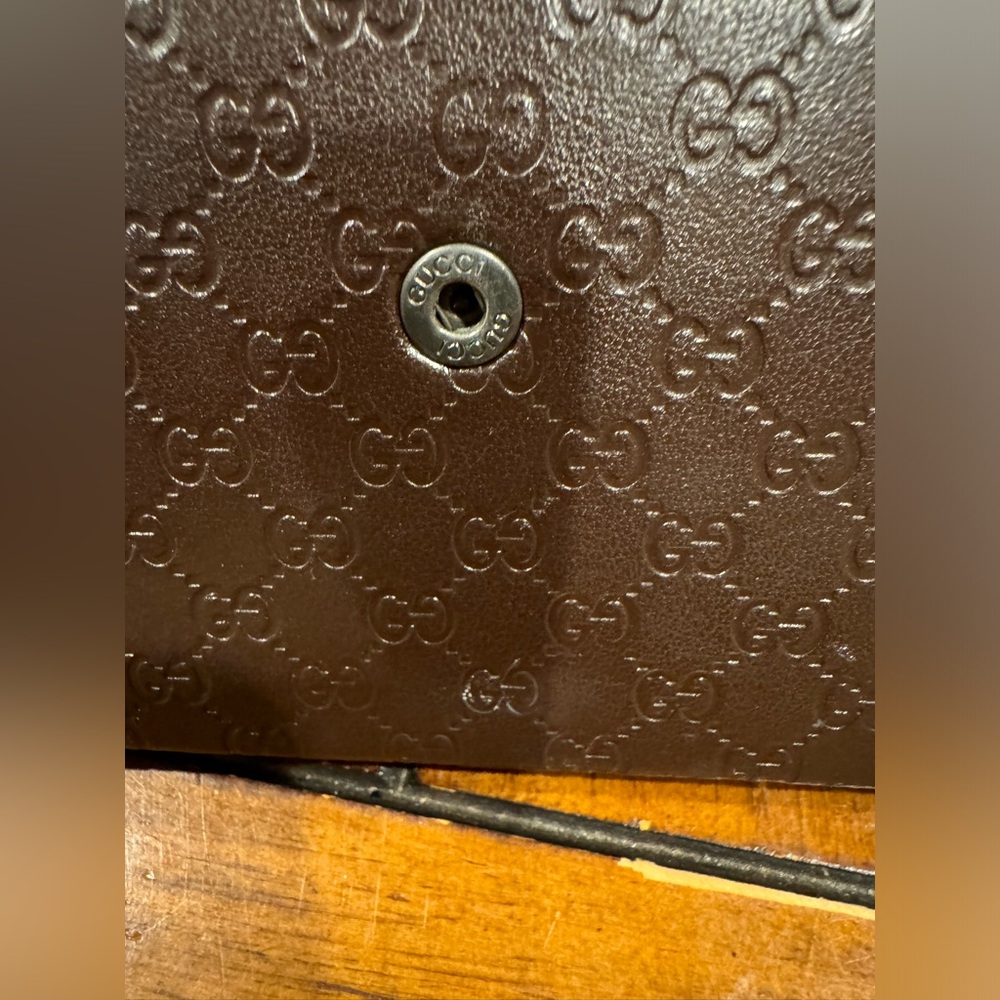 Preowned Gucci Monogram Envelope Sunglass Case - image 3